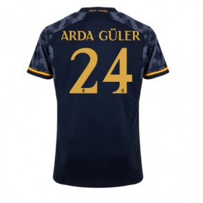 Real Madrid Arda Guler #24 Gostujuci Dres 2023-24 Kratak Rukavima